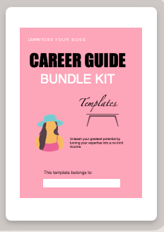 career change bundle kit planner