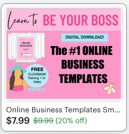 online business templates